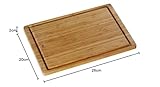 WMF Schneidebrett Tranchierbrett, Bambus natur, 45 x 30 cm, rechteckig, Handwäsche, Saftrille, klingenschonend, robust, hochwertig - 7